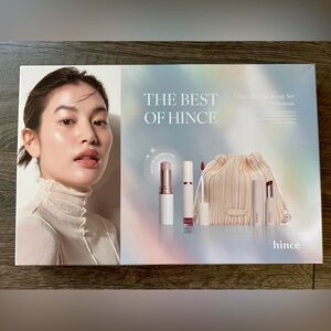 Hince Glass Skin Makeup Gift Set – Radiance Balm + Lip Glow + Pouch new sealed